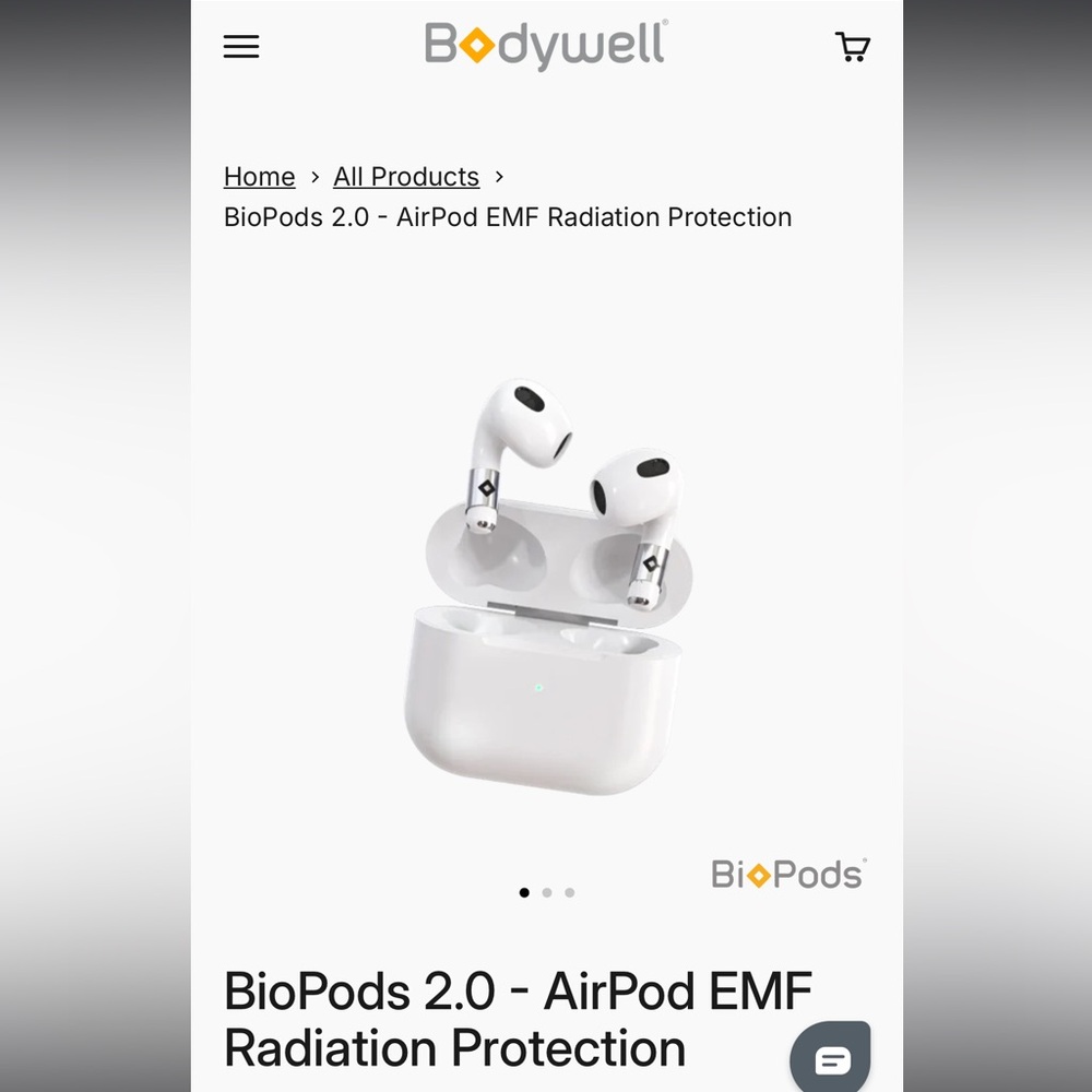 Bodywell AirPod emf radiation protection